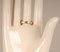 Art Deco 14K Gelbgold Ring mit Saphirstein im Cabochonschliff und Kristallen im Brillantschliff 8