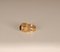 Art Deco 14K Gelbgold Ring mit Saphirstein im Cabochonschliff und Kristallen im Brillantschliff 1