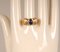 Art Deco 14K Yellow Gold Ring with Cabochon Cut Sapphire Style Stone and Brilliant Cut Crystals 2