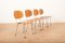 Model 116 Chairs by Wim Rietveld for Gispen, 1953, Set of 4, Immagine 9