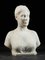 Marble Bust of Woman by Louis Dubar (Ghent, 1876 - Ghent, 1951), Immagine 2