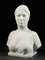 Marble Bust of Woman by Louis Dubar (Ghent, 1876 - Ghent, 1951) 1