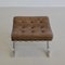 Vintage Barcelona Chair & Footstool from Knoll Inc. / Knoll International, Early 1970s, Set of 2 10