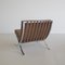 Vintage Barcelona Chair & Footstool from Knoll Inc. / Knoll International, Early 1970s, Set of 2, Imagen 4