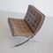 Vintage Barcelona Chair & Footstool from Knoll Inc. / Knoll International, Early 1970s, Set of 2 7