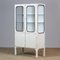 Vintage Glass and Iron Medical Cabinet, 1970s, Immagine 1