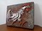 German Ceramic Wall Plaque with Cockerel, 1970s, Image 6