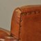 Art Deco Amsterdam School Armchairs in Sheep's Leather, 1920s, Set of 2 11