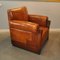 Art Deco Amsterdam School Armchairs in Sheep's Leather, 1920s, Set of 2, Image 10