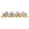 Porcelain Circus Coffee Cups with Saucers from Hermès, Late 20th Century, Set of 8 1