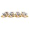 Porcelain Circus Coffee Cups with Saucers from Hermès, Late 20th Century, Set of 8, Immagine 1