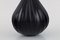 Drop-Shaped Vases in Black Murano Art Glass by Renzo Stellon for Salviati, Set of 3 6