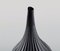 Drop-Shaped Vases in Black Murano Art Glass by Renzo Stellon for Salviati, Set of 3, Image 5