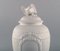 Antique Empire Blanc De Chine Lidded Vase with Garlands and Eagle from KPM Berlin, Immagine 3