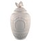 Antique Empire Blanc De Chine Lidded Vase with Garlands and Eagle from KPM Berlin, Immagine 1