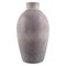 Vase in Glazed Ceramic with Leaf Decoration by Nils Thorsson for Royal Copenhagen 1