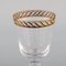 White Wine Glasses in Mouth-Blown Murano Art Glass by Nason & Moretti, 1930s, Set of 6 4