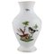 Porcelain Rothschild Bird Vase with Hand-Painted Avian & Butterfly Decoration from Herend, Image 1
