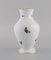 Porcelain Rothschild Bird Vase with Hand-Painted Avian & Butterfly Decoration from Herend 3