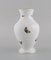 Porcelain Rothschild Bird Vase with Hand-Painted Avian & Butterfly Decoration from Herend, Image 3