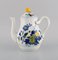 4-Person Bluebird Coffee Service in Hand-Painted Porcelain from Spode, England, Set of 14 2