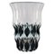 Belgian Art Deco Vase in Mouth-Blown Crystal Glass from Val St. Lambert, Image 1