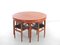 Mid-Century Scandinavian Teak Dining Set by Hans Olsen, Set of 5, Image 1