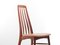 Mid-Century Scandinavian Model Eva Danish Chairs and 2 Armchairs in Rio Rosewood by Niels Kofoed, Set of 4 13