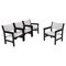 Mid-Century Armchairs by Hans J. Wegner for GETAMA, Set of 4, Immagine 1