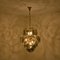 Smoked Glass and Brass Chandeliers in the Style of Vistosi, Italy, 1970s, Set of 2, Image 14