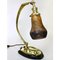 Art Deco Brass Table Lamp, 1910s, Imagen 6