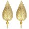 Large Wall Sconces in Gold and Murano Glass from Barovier & Toso, Italy, 1960s, Set of 2 1