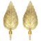 Large Wall Sconces in Gold and Murano Glass from Barovier & Toso, Italy, 1960s, Set of 2, Immagine 1