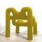 Yellow Lounge Chairs by Terje Ekstrom, Norway, 1980s, Set of 2 3