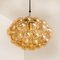 Amber Bubble Glass Pendant Lamp by Helena Tynell, 1960s, Image 11