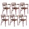 French Art Deco Patio Stacking Armchairs, Set of 6 1