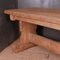 French Oak Trestle Table, 1890s 5