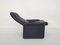 DS50 Dark Blue Leather Lounge Chair from De Sede, Switzerland; 1980s, Image 6