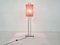 Metal and Sisal Floor Lamp by IB Fabiansen, Denmark, 1950s 2