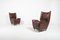 Italian Model 512 Wingback Lounge Armchairs by Gio Ponti, 1950s, Set of 2, Image 1