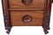 19th Century Carved Mahogany Swedish Pedestal Desk, Image 9