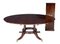 Late 20th Century Mahogany Jupe Dining Table with Leaf Cabinet 1