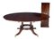 Late 20th Century Mahogany Jupe Dining Table with Leaf Cabinet, Immagine 1