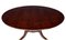 Late 20th Century Mahogany Jupe Dining Table with Leaf Cabinet 5