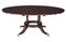 Late 20th Century Mahogany Jupe Dining Table with Leaf Cabinet, Immagine 11