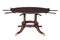 Late 20th Century Mahogany Jupe Dining Table with Leaf Cabinet, Immagine 4