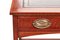 Antique Edwardian Inlaid Mahogany Single Pedestal Desk, Image 4