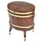 Antique George III Oval Mahogany Brass Bound Wine Cooler, Image 1