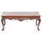 Antique Burr Walnut Carved Coffee Table, Image 1