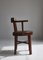 Early Modern Danish Cabinetmaker Captains Chair in Patinated Oak, Imagen 10